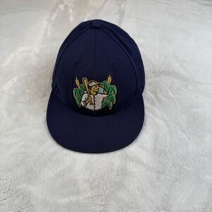 Field Of Dreams Baseballism Fitted Hat Cap Mens Size‎ 7 1/8 Navy Blue Movie